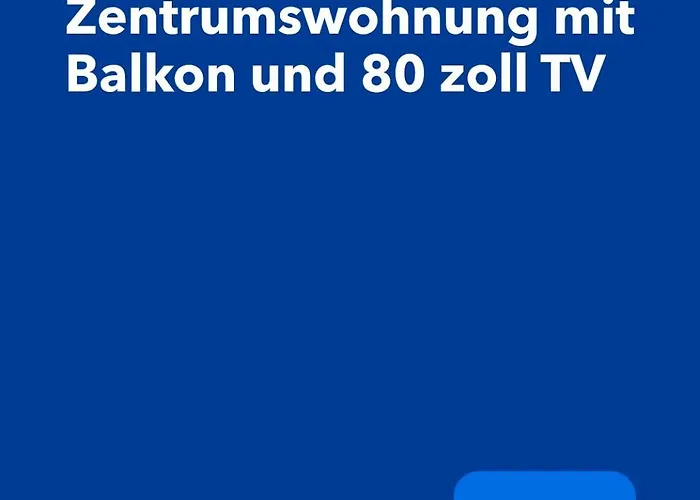 Charmante Zentrumswohnung Mit Balkon Und 80 Zoll Tv